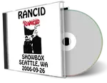 Artwork Cover of Rancid 2006-09-26 CD Seattle Soundboard