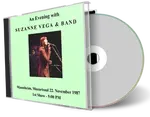 Artwork Cover of Suzanne Vega 1987-11-22 CD Mannheim Audience