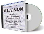 Artwork Cover of Television 2002-06-17 CD Edinburgh Audience