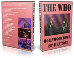 Artwork Cover of The Who 2002-07-01 DVD Hollywood  Audience