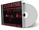 Artwork Cover of Codeine 2012-06-30 CD Allston Audience