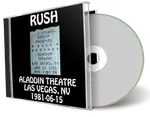 Artwork Cover of Rush 1981-06-15 CD Las Vegas Audience