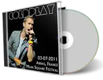 Artwork Cover of Coldplay 2011-07-03 CD Arras Soundboard