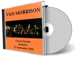Artwork Cover of Van Morrison 2006-09-12 CD Berkeley Audience