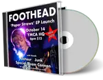 Artwork Cover of Foothead 2022-10-14 CD Leederville Audience