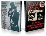 Artwork Cover of Alice Cooper 2017-10-23 DVD Canberra Audience