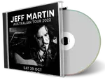 Artwork Cover of Jeff Martin 2022-10-29 CD Tasmania Audience