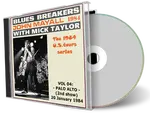 Artwork Cover of Mick Taylor John Mayall 1984-01-20 CD Palo Alto Audience