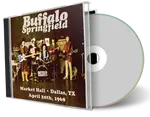 Front cover artwork of Buffalo Springfield Compilation CD Dallas 1968 Audience