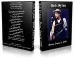 Artwork Cover of Bob Dylan 1991-06-06 DVD Rome Audience