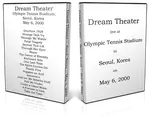 Artwork Cover of Dream Theater 2000-05-06 DVD Seoul Proshot