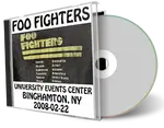 Front cover artwork of Foo Fighters 2008-02-22 CD Binghamton Audience