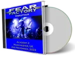 Front cover artwork of Fear Factory 2023-11-02 CD Manchester Audience