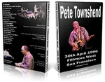 Artwork Cover of Pete Townshend 1996-04-30 DVD San Francisco Proshot
