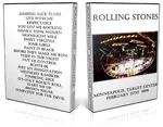 Artwork Cover of Rolling Stones 1999-02-15 DVD Minneapolis Audience