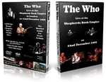 Artwork Cover of The Who 1999-12-22 DVD London Audience