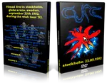 Artwork Cover of The Cure 1992-09-25 DVD Stockholm Audience