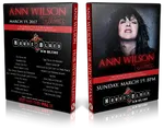 Artwork Cover of Ann Wilson 2017-03-19 DVD New Orleans Proshot