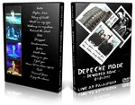Artwork Cover of Depeche Mode 1993-06-07 DVD Rome Audience