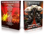 Artwork Cover of Testament 2017-05-18 DVD Anaheim Audience