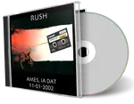 Artwork Cover of Rush 2002-11-01 CD Ames Audience