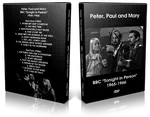 Artwork Cover of Peter Paul and Mary Compilation DVD Tonight In Person 1965 Proshot