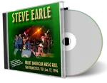 Artwork Cover of Steve Earle 1996-01-17 CD San Francisco Audience