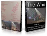 Artwork Cover of The Who 2000-11-16 DVD London Audience