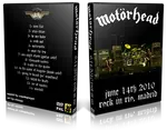 Artwork Cover of Motorhead 2010-06-14 DVD Madrid Proshot