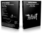 Artwork Cover of Specimen 2009-08-01 DVD Fano Audience