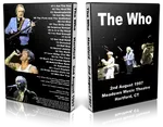 Artwork Cover of The Who 1997-08-02 DVD Hartford Audience