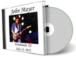 Artwork Cover of John Mayer 2013-07-12 CD Woodlands Audience