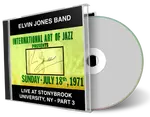 Artwork Cover of Elvin Jones 1971-07-18 CD Stony Brook Audience