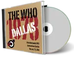 Artwork Cover of The Who 1973-11-25 CD Dallas Audience