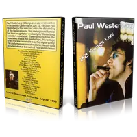 Artwork Cover of Paul Westerberg 1993-07-22 DVD 22 Songs Live Proshot
