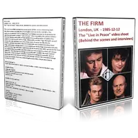 Artwork Cover of The Firm 1985-12-12 DVD London Proshot