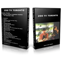 Artwork Cover of U2 1992-09-06 DVD Toronto Proshot