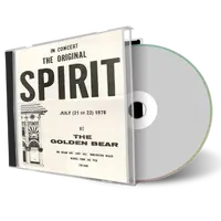 Artwork Cover of Spirit 1978-07-21 CD Huntington Beach Soundboard