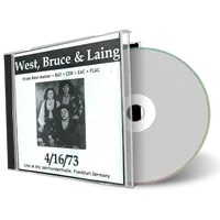 Artwork Cover of West Bruce Laing 1973-04-16 CD Frankfurt Audience