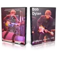 Artwork Cover of Bob Dylan 1998-06-21 DVD Glasgow Audience