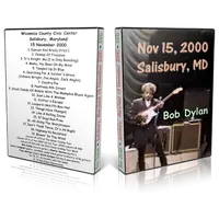 Artwork Cover of Bob Dylan 2000-11-15 DVD Salisbury Audience