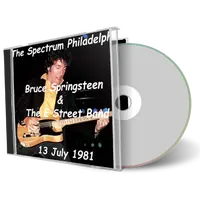 Artwork Cover of Bruce Springsteen 1981-07-13 CD Philadelphia Audience