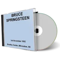 Artwork Cover of Bruce Springsteen 1992-11-03 CD Milwaukee Audience
