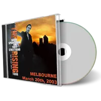 Artwork Cover of Bruce Springsteen 2003-03-20 CD Melbourne Audience