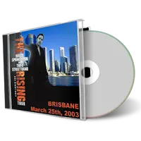 Artwork Cover of Bruce Springsteen 2003-03-25 CD Brisbane Audience