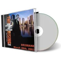 Artwork Cover of Bruce Springsteen 2003-03-26 CD Brisbane Audience