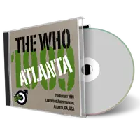 Artwork Cover of The Who 1989-08-07 CD Atlanta Audience