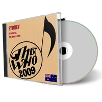 Artwork Cover of The Who 2009-03-31 CD Sydney Audience