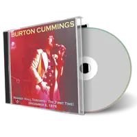 Artwork Cover of Burton Cummings 1976-12-02 CD Toronto Audience
