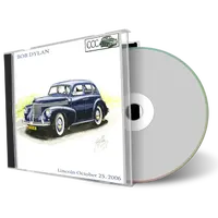 Artwork Cover of Bob Dylan 2006-10-25 CD Lincoln Audience